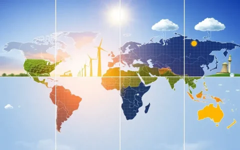 How do different regions' energy mixes affect the carbon footprint of solar panel manufacturing