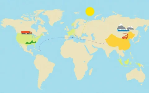 How does the carbon footprint of solar panels vary by region due to different transportation methods
