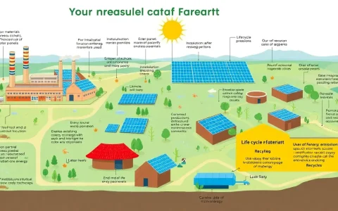 What are the main factors that influence the carbon footprint of solar panels during their lifespan