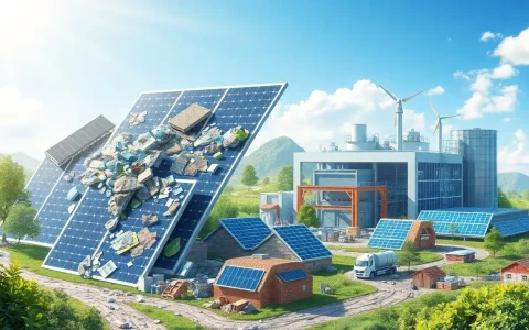 What materials from solar panels can be reused in new products