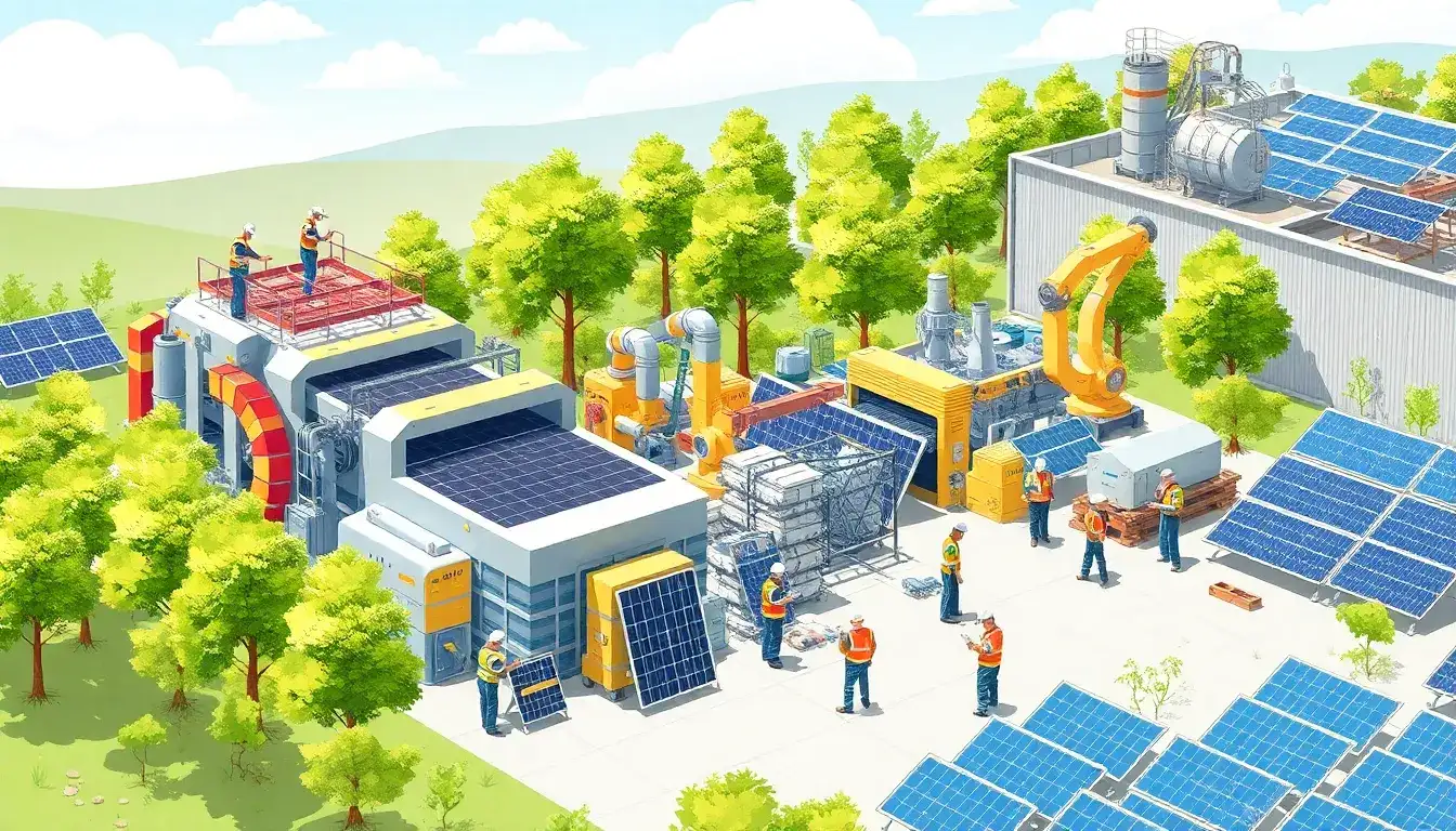 Are there any companies specializing in solar panel recycling