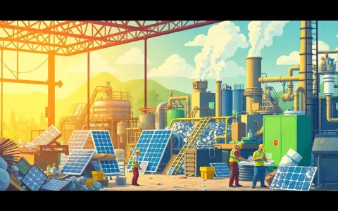 What are the main challenges faced by solar panel recycling companies
