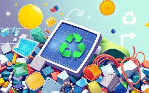 What materials can be recovered from recycled solar panels