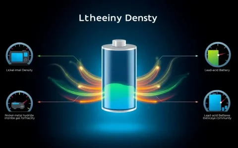 How does the energy density of lithium-ion batteries compare to other battery types