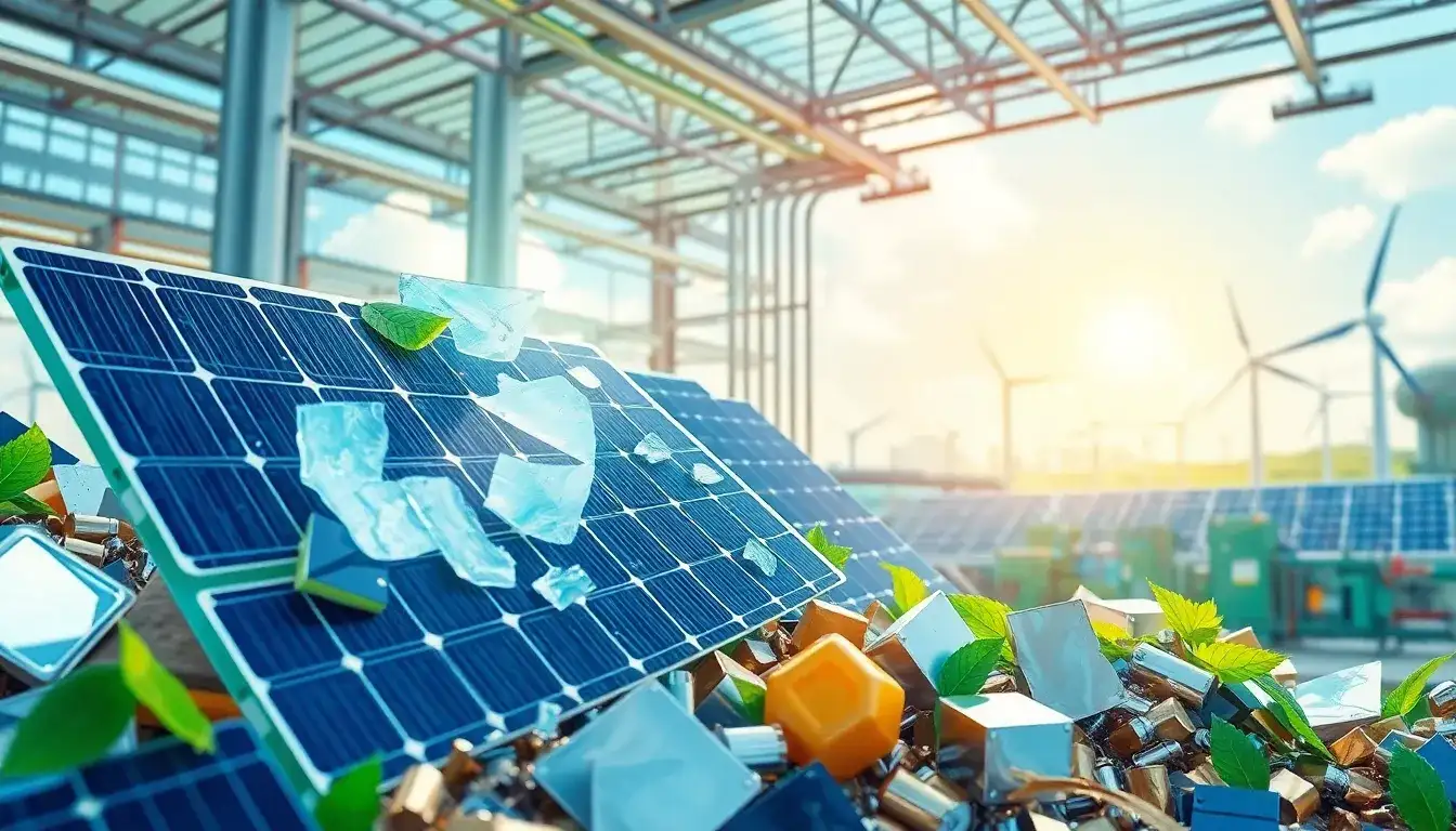 How much of a solar panel can be recycled and reused