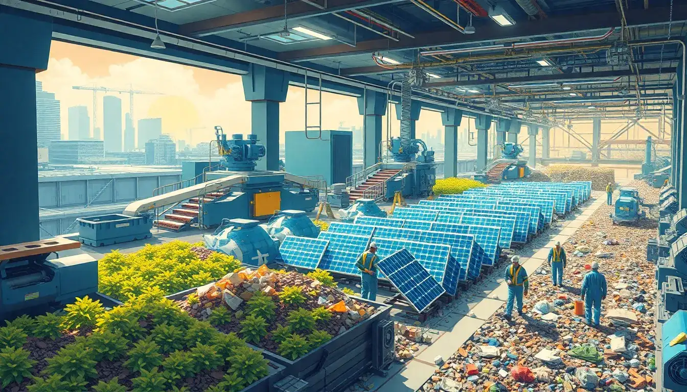 What challenges exist in the recycling of solar panels