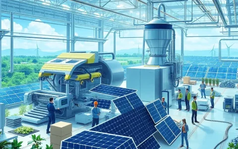 Are there any companies leading in solar panel recycling technology