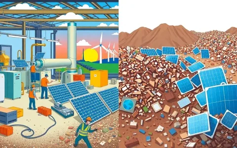 How does the cost of solar panel recycling compare to sending them to landfills