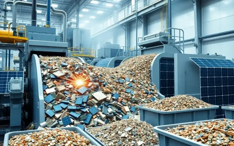 How does mechanical treatment prepare PV panels for recycling