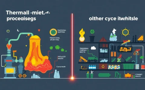 How does thermo-mechanical treatment compare to other recycling methods