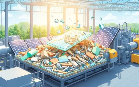 What materials can be recovered from PV panels using mechanical treatment