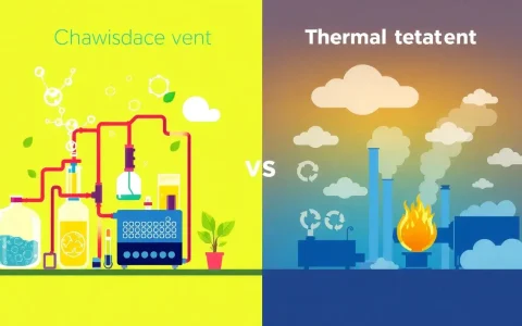 What are the advantages of chemical treatment over thermal treatment in PV recycling
