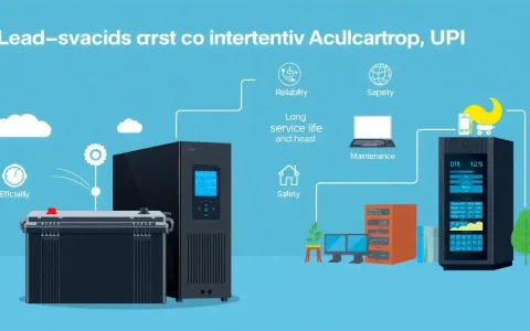 What are the main advantages of lead-acid batteries in UPS systems