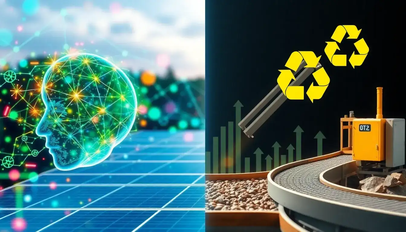 How does AI vision technology compare to traditional methods in PV recycling efficiency