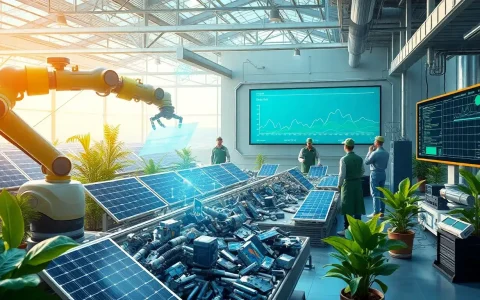 Can AI vision technology be integrated with existing solar panel recycling facilities