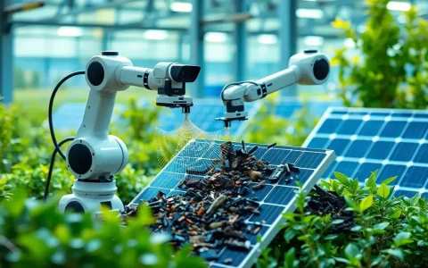 What are the environmental benefits of using AI vision technology in PV recycling