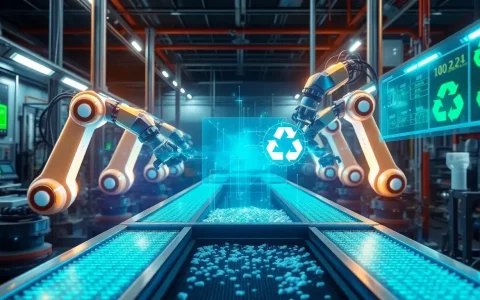 What role does AI play in the PV Circulator's material separation process