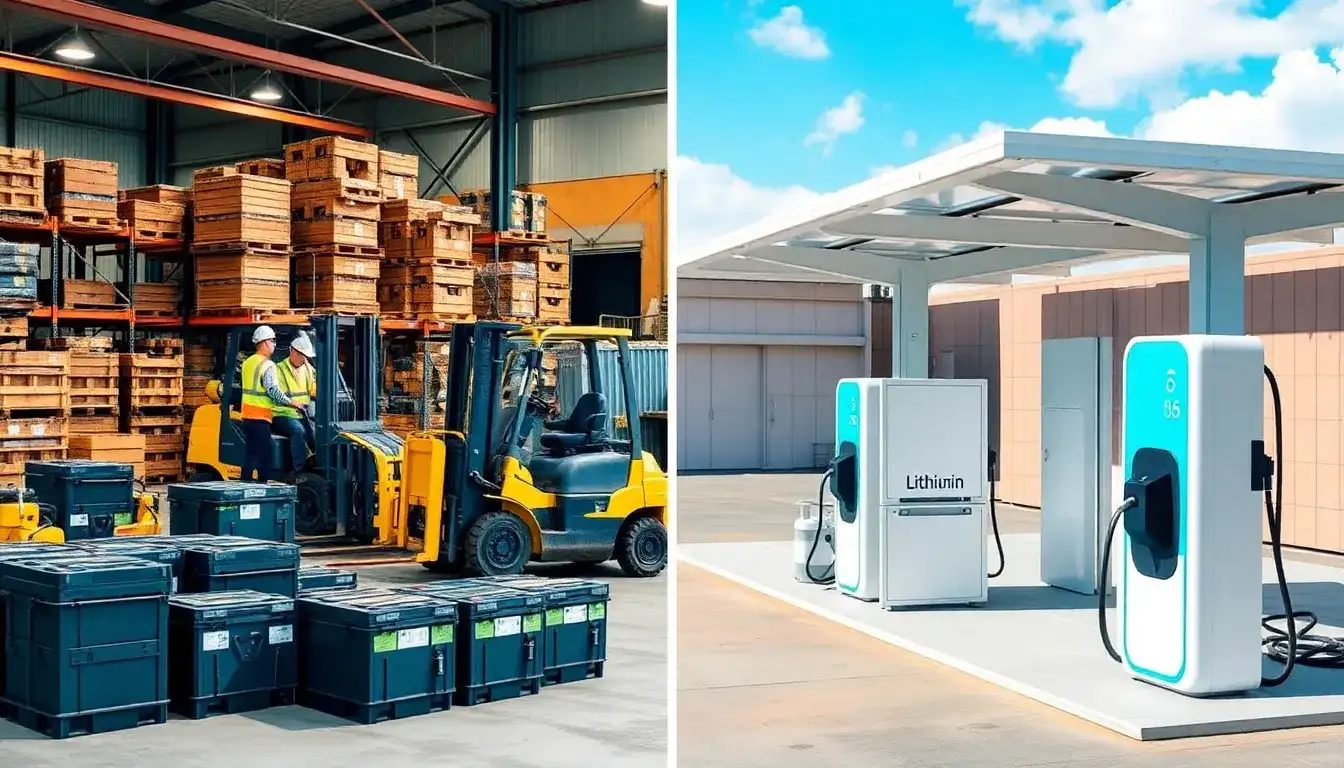 Are there any specific industries where lead-acid batteries are still preferred over lithium-ion batteries