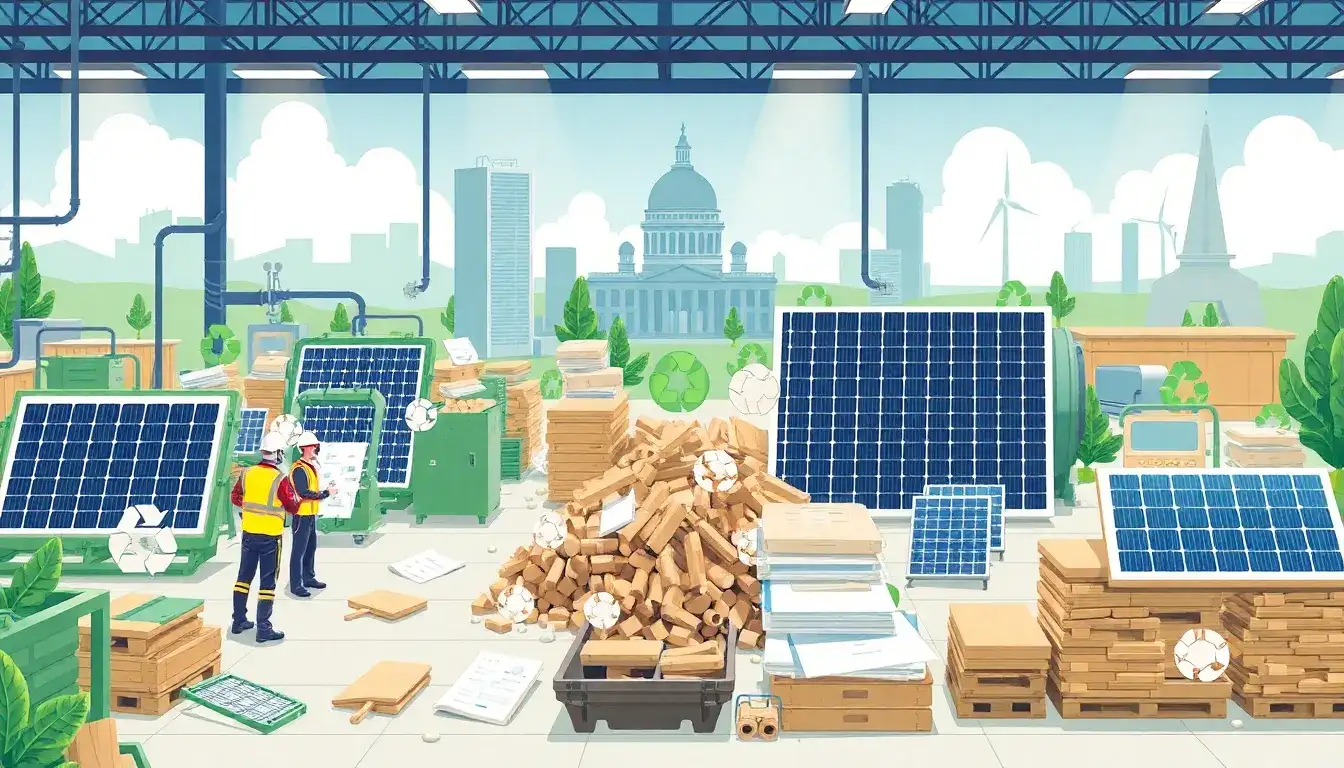 What role do federal regulations play in the recycling of solar panels