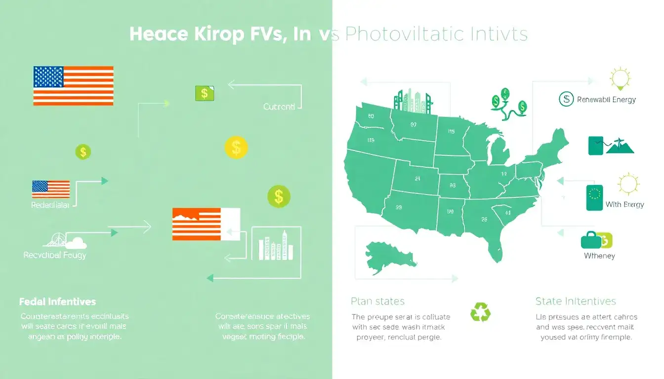 How do federal incentives compare to state-level incentives for PV recycling