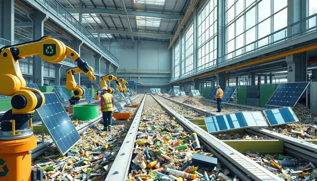 What role do AI-driven sorting systems play in improving PV recycling efficiency