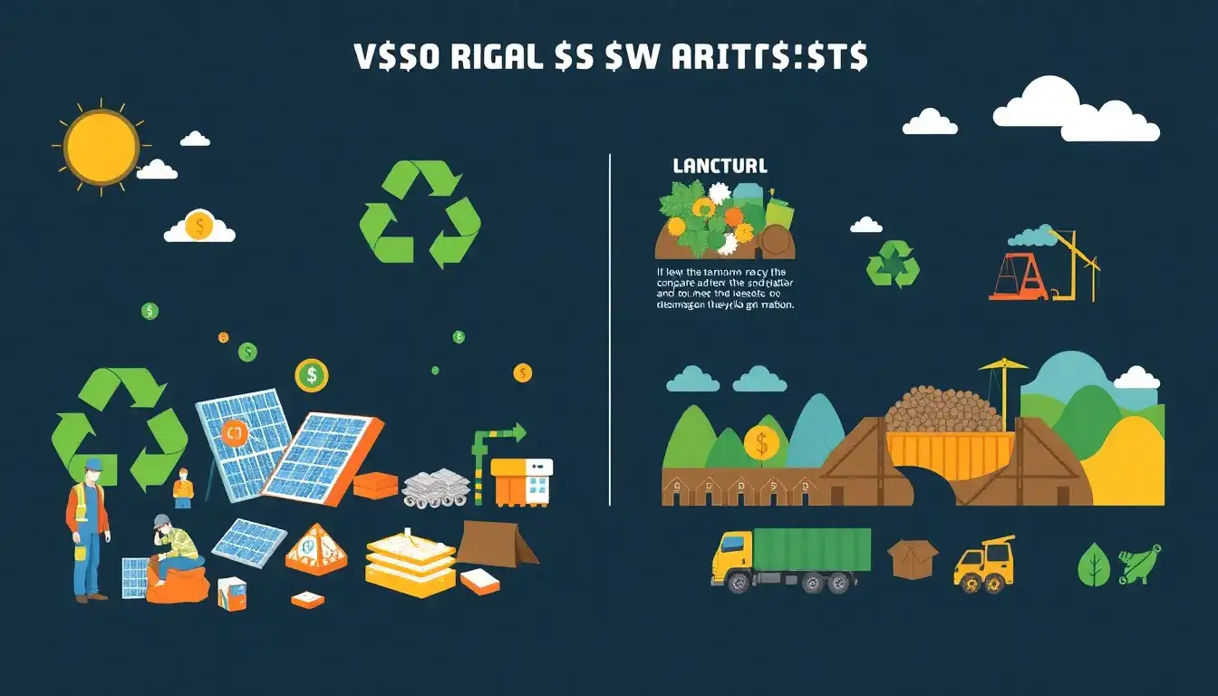 How do the costs of recycling solar panels compare to disposing of them