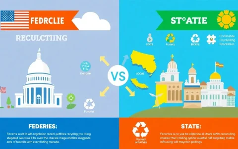 How do federal policies compare to state policies in promoting PV recycling