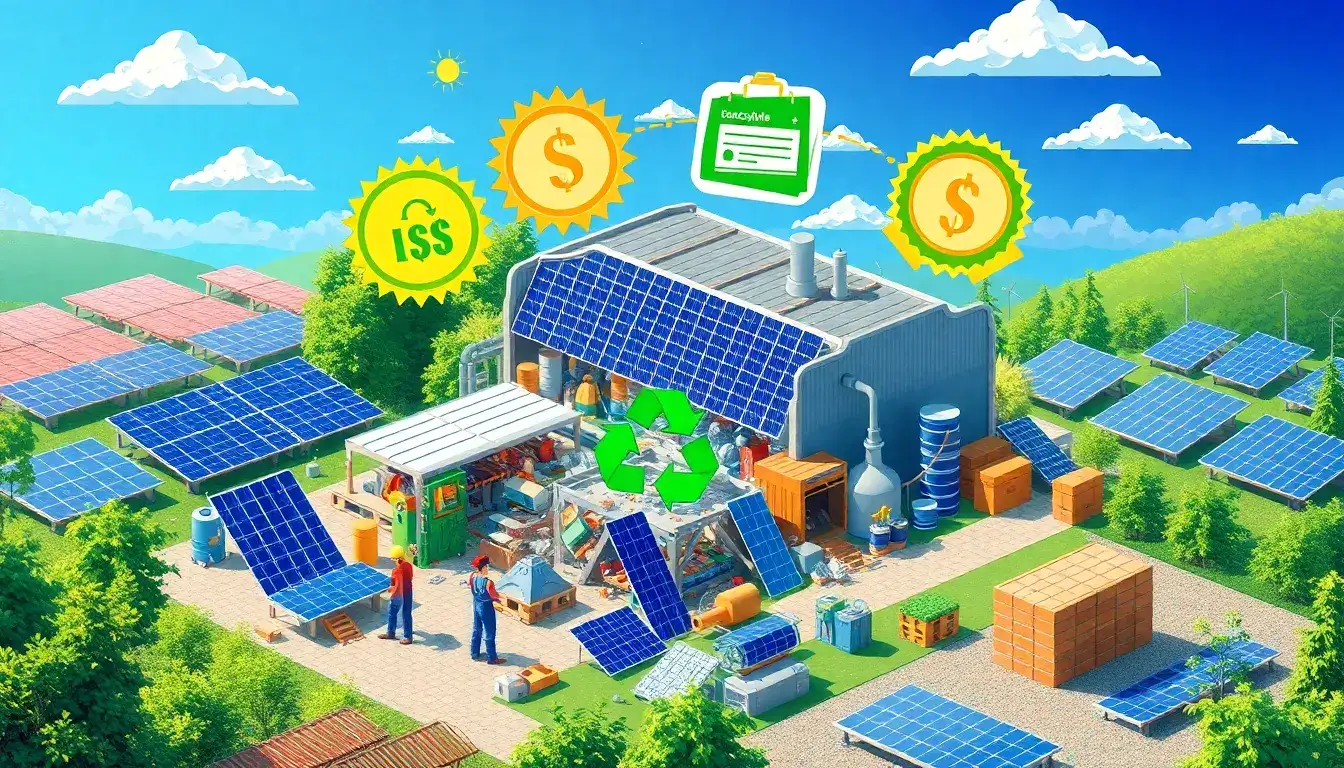 What incentives are currently available for PV module recycling in the US