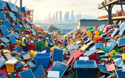 How does the lack of standardization in solar panel composition affect recycling efforts