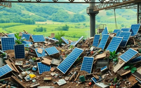 What are the environmental impacts of non-standardized solar panel recycling