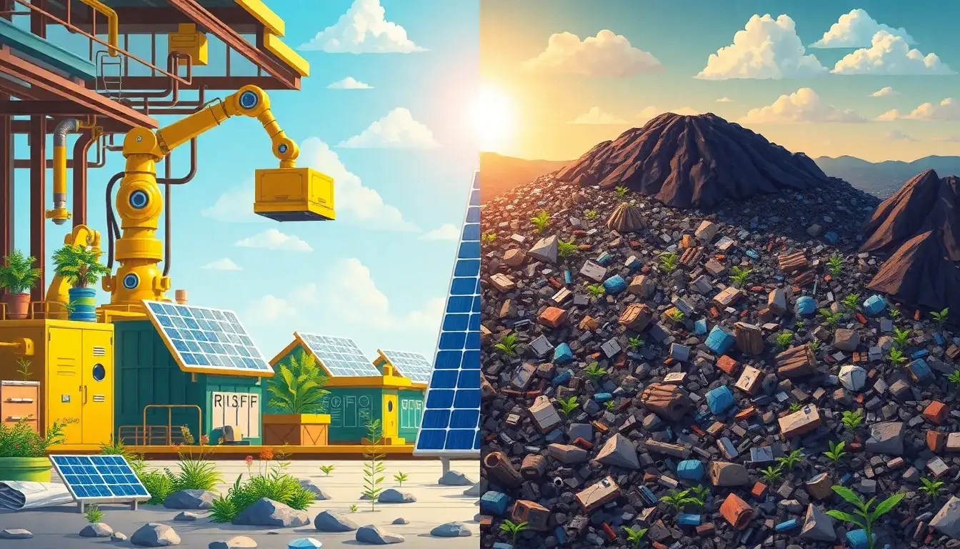 What are the economic benefits of recycling PV modules compared to landfill disposal