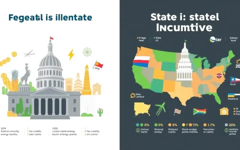 What are the main differences between federal and state-level incentives for energy storage