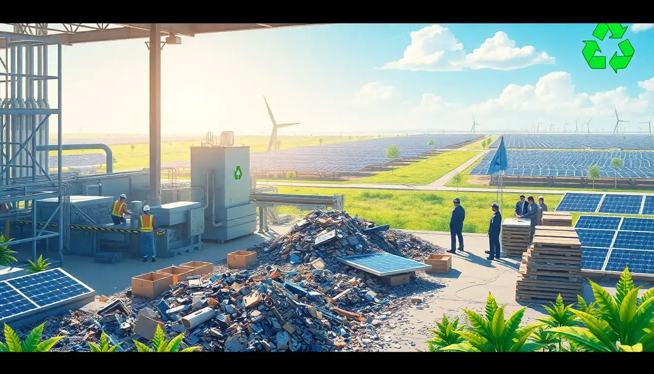 What role do industry-led policies play in promoting PV recycling