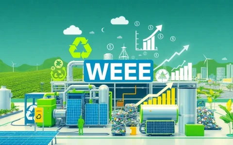 How does the WEEE Directive impact the economic viability of PV recycling facilities