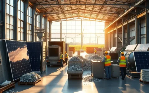 How effective are current recycling facilities in the US in handling solar panel waste