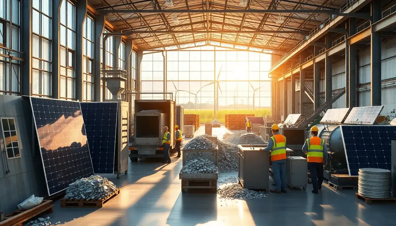 How effective are current recycling facilities in the US in handling solar panel waste