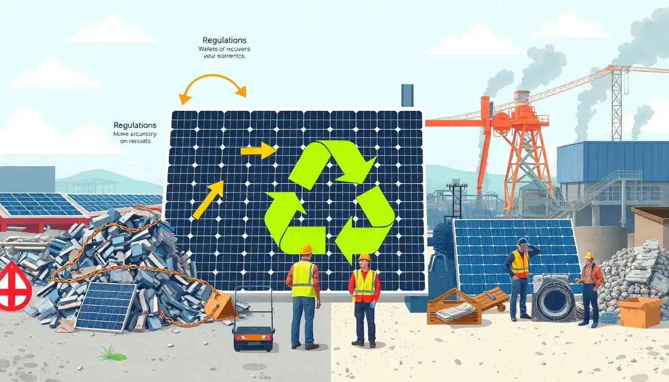 What are the main barriers to PV module recycling in the US