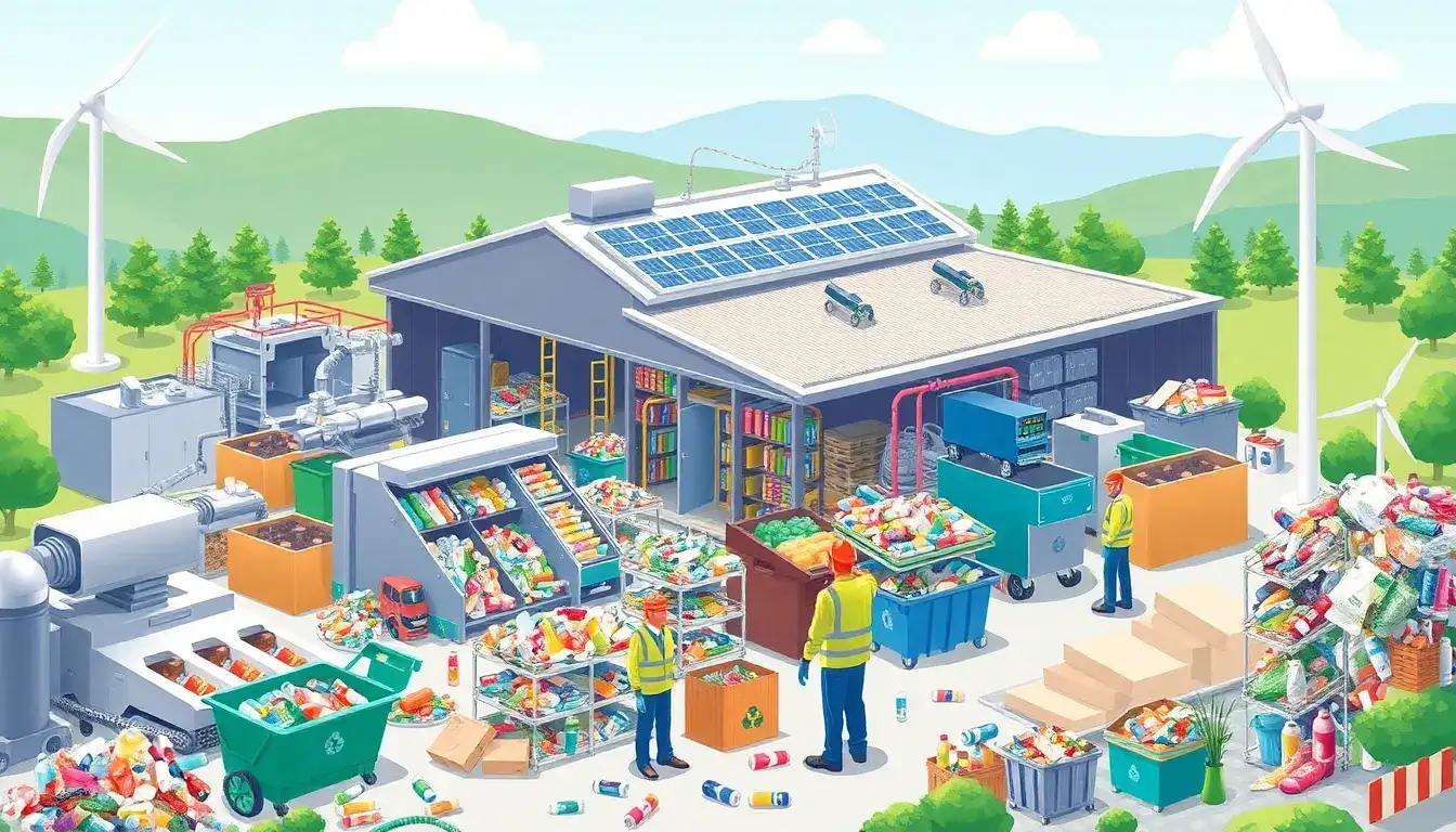 What recycling technologies are most commonly used in the EU