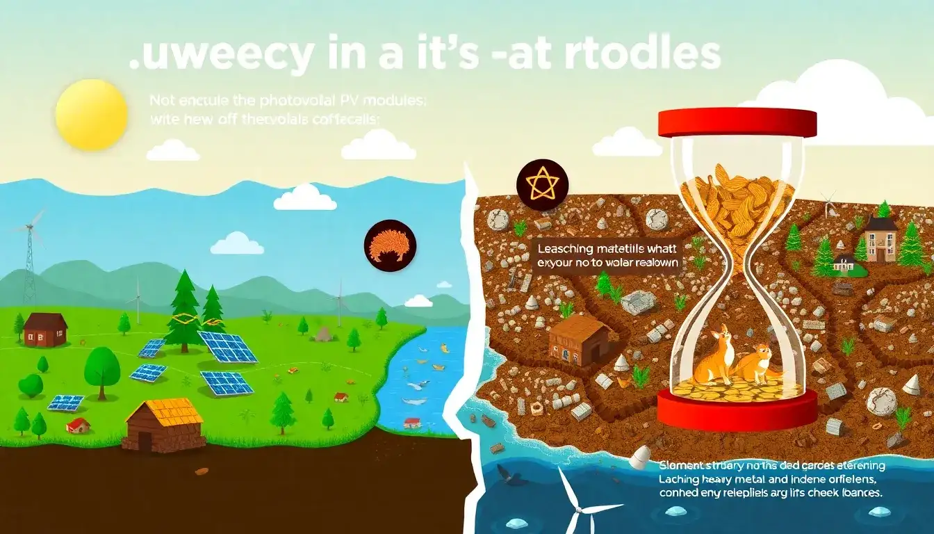 What are the environmental impacts of not recycling PV modules