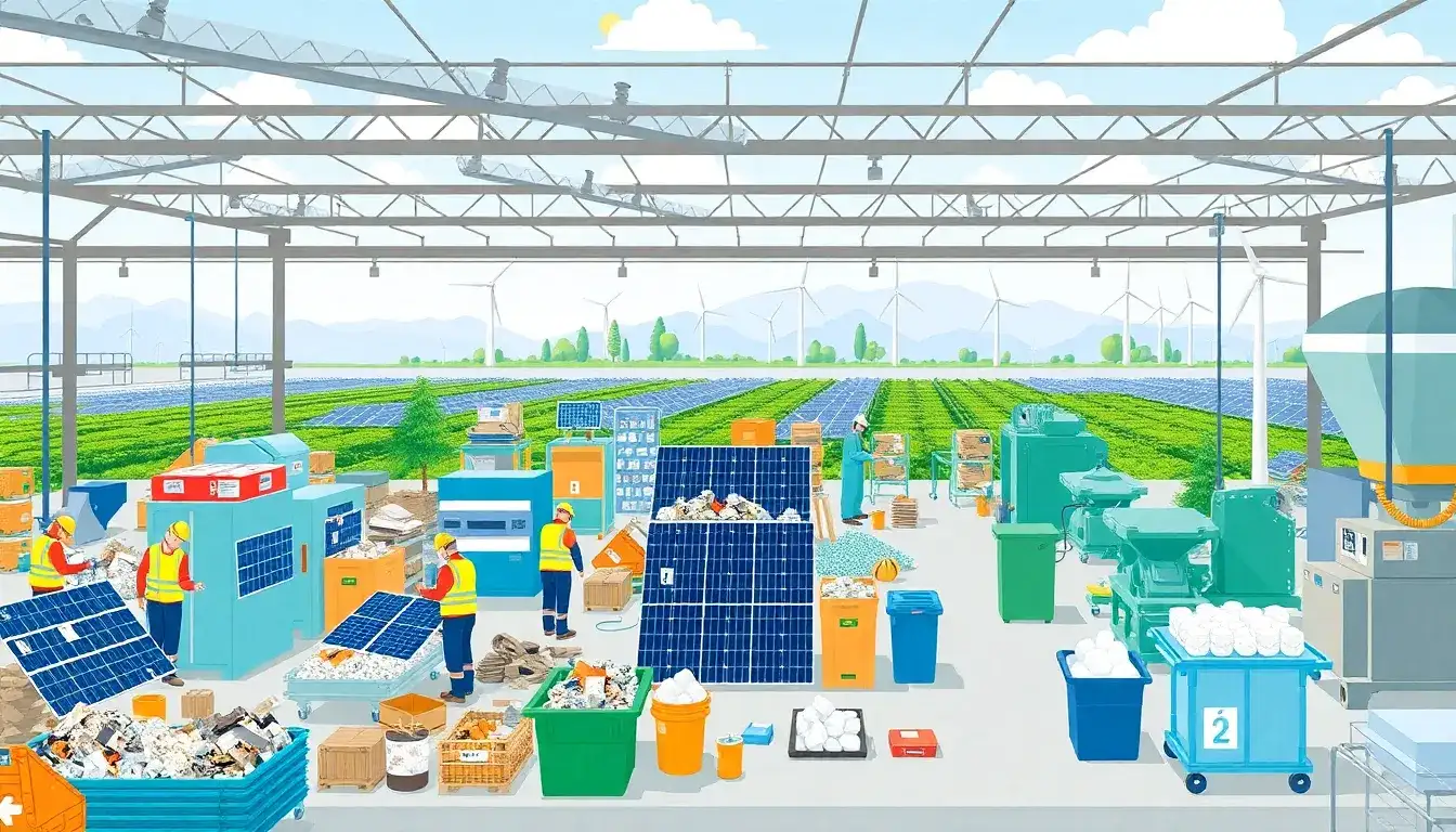 How do regulations under RCRA impact the recycling process of solar panels