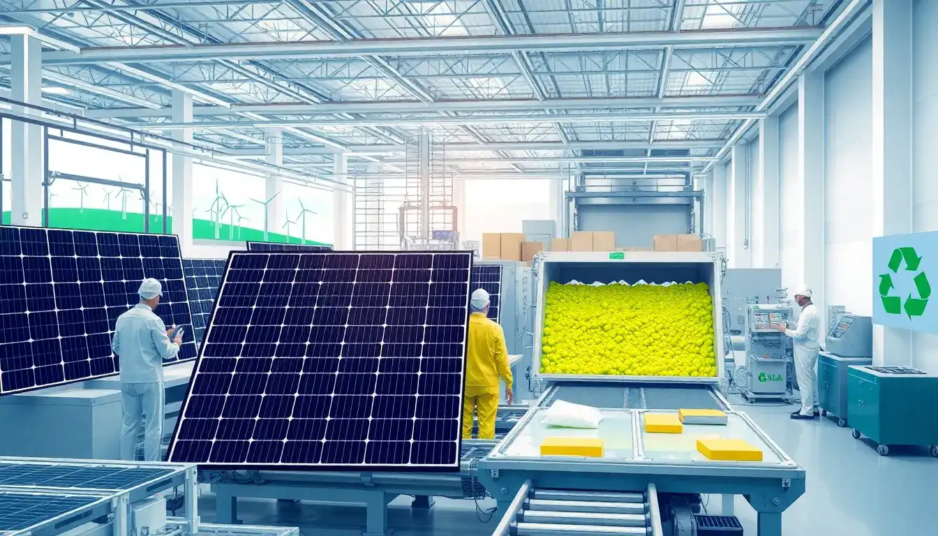 What are the most effective methods currently used to recycle the polymer layers in solar panels