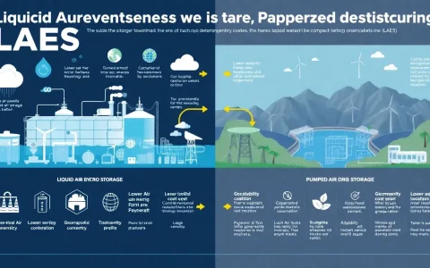 What are the main advantages of liquid air energy storage over pumped hydro storage