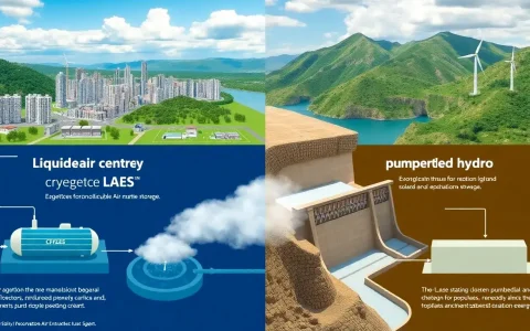 What are the environmental benefits of LAES over pumped hydro storage
