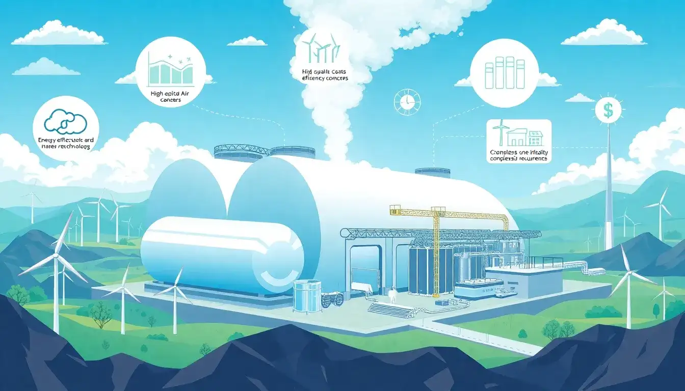 What are the main challenges preventing LAES from being economically viable