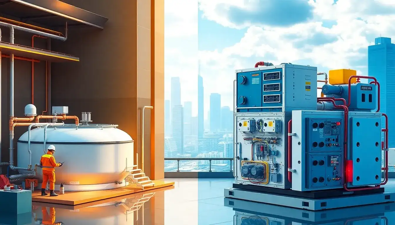 How does the maintenance requirement of liquid air energy storage systems compare to lithium-ion batteries