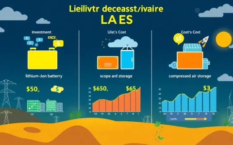 How does the cost of liquid air energy storage compare to other grid-scale energy storage solutions