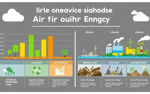 How does LAES compare to other energy storage technologies in terms of environmental impact