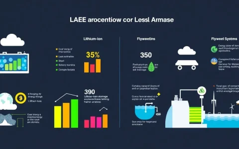 How does the energy efficiency of LAES compare to other storage technologies