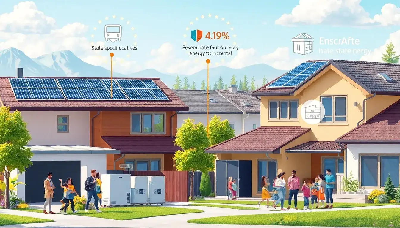 Are there any state-specific incentives that can be combined with federal tax credits for energy storage systems