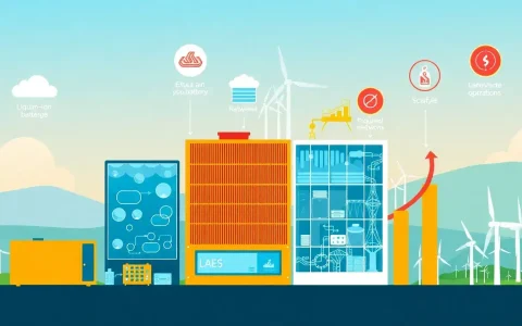 How does LAES compare to other energy storage technologies in terms of scalability